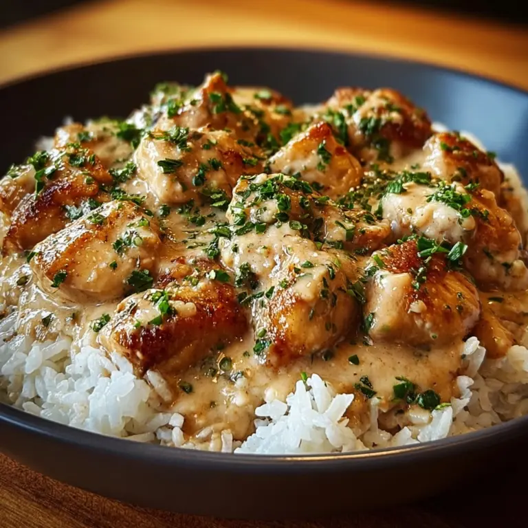 Creamy Smothered Chicken and Rice Recipe