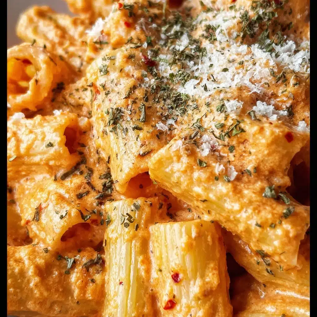 ROASTED RED PEPPER RIGATONI Recipe - Recipe Image