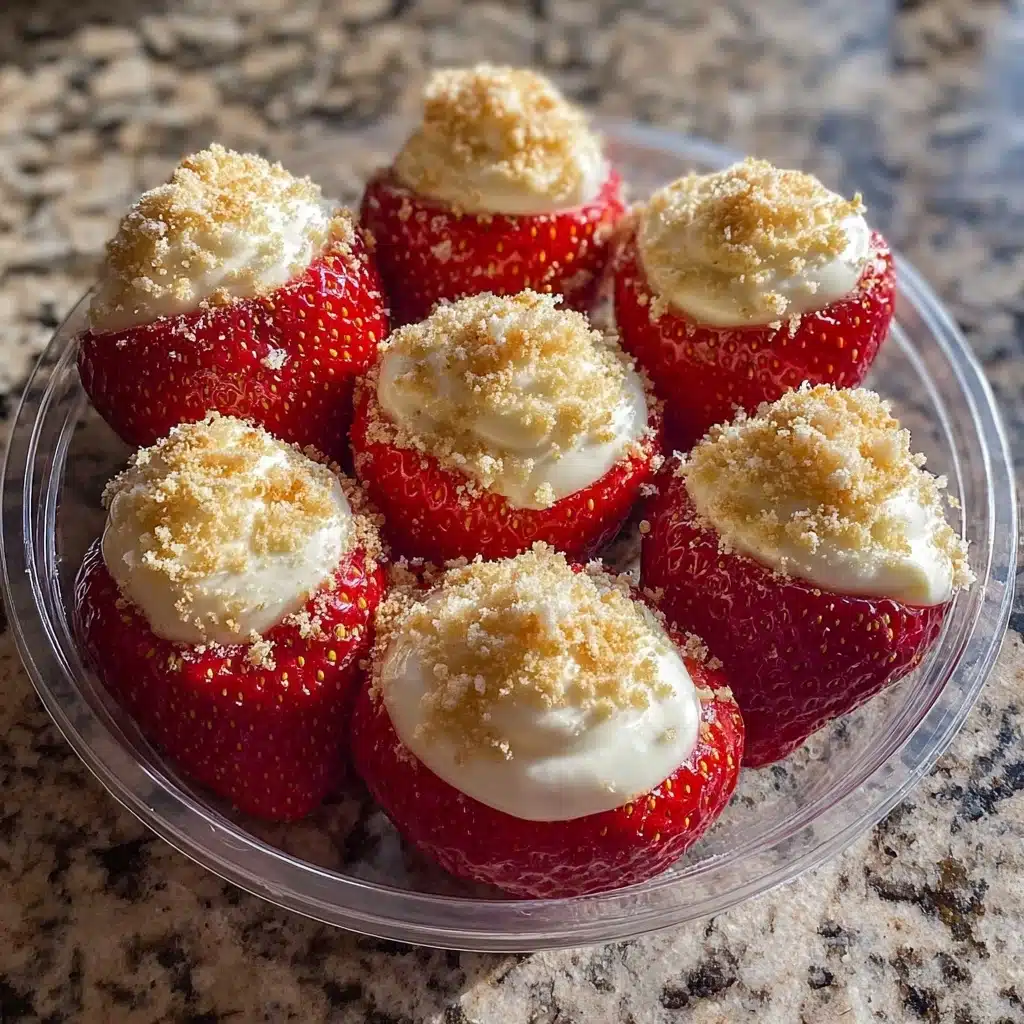 Cheesecake Deviled Strawberries Recipe