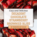 Chocolate Covered Strawberry Brownies Recipe