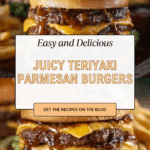 Teriyaki Parmesan Burgers Recipe