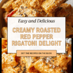 ROASTED RED PEPPER RIGATONI Recipe