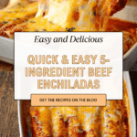 5 Ingredient Beef Enchiladas Recipe