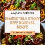 Sticky Beef Noodles Recipe