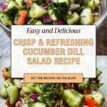Fresh Cucumber Salad Recipe