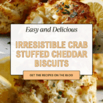 Crab Stuffed Cheddar Bay Biscuits with Lemon Butter Recipe