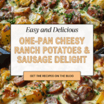 One-Pan Cheesy Ranch Potatoes and Sausage Recipe