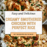 Creamy Smothered Chicken and Rice Recipe