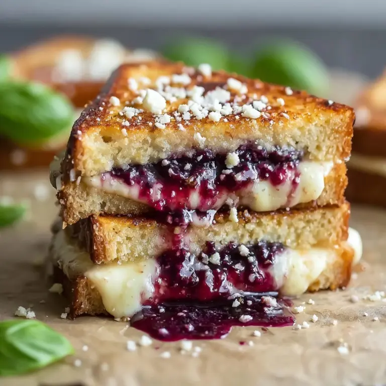 Easy Balsamic Blackberry Bliss Grilled Cheese Recipe
