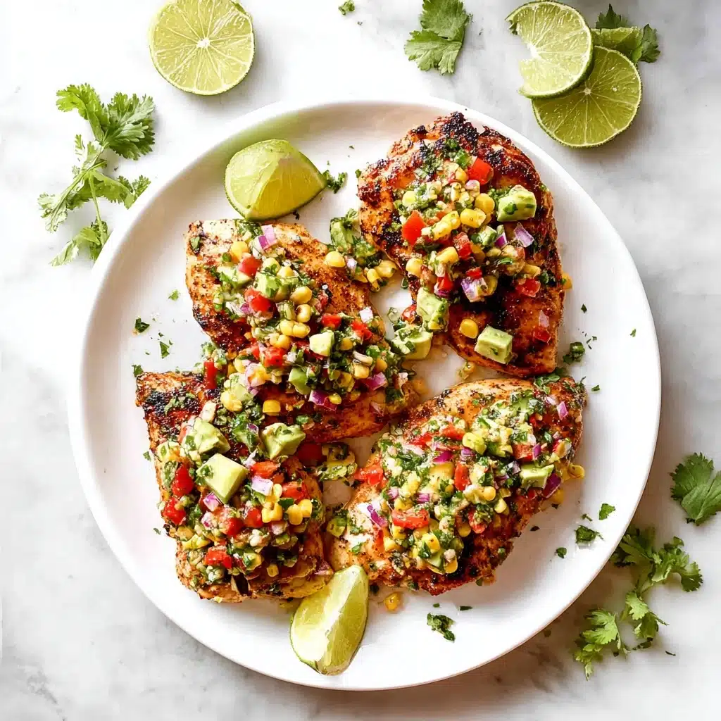 Fiesta Lime Chicken Recipe with Avocado Recipe - Recipe Image