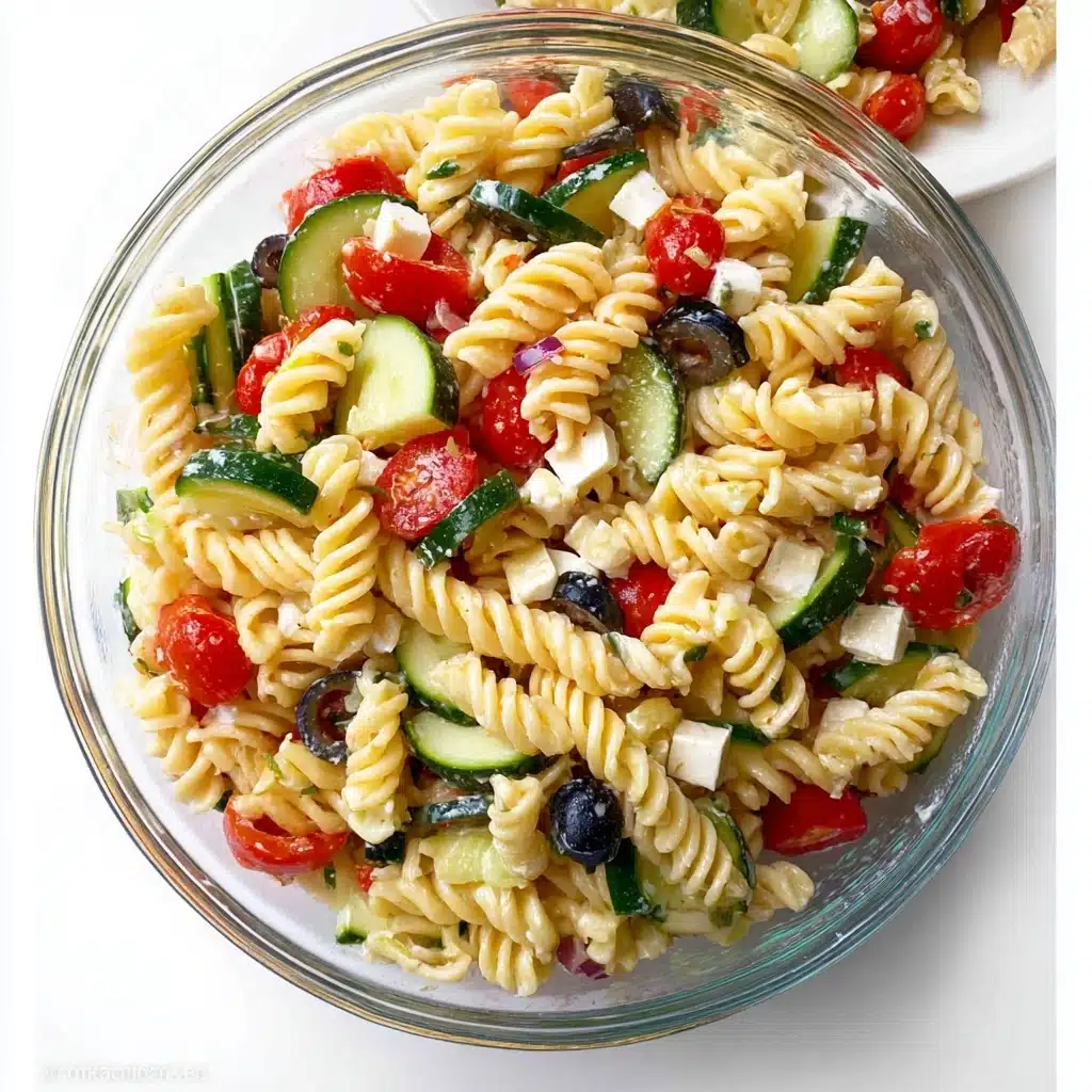 Italian Dressing Pasta Salad Recipe - Recipe Image