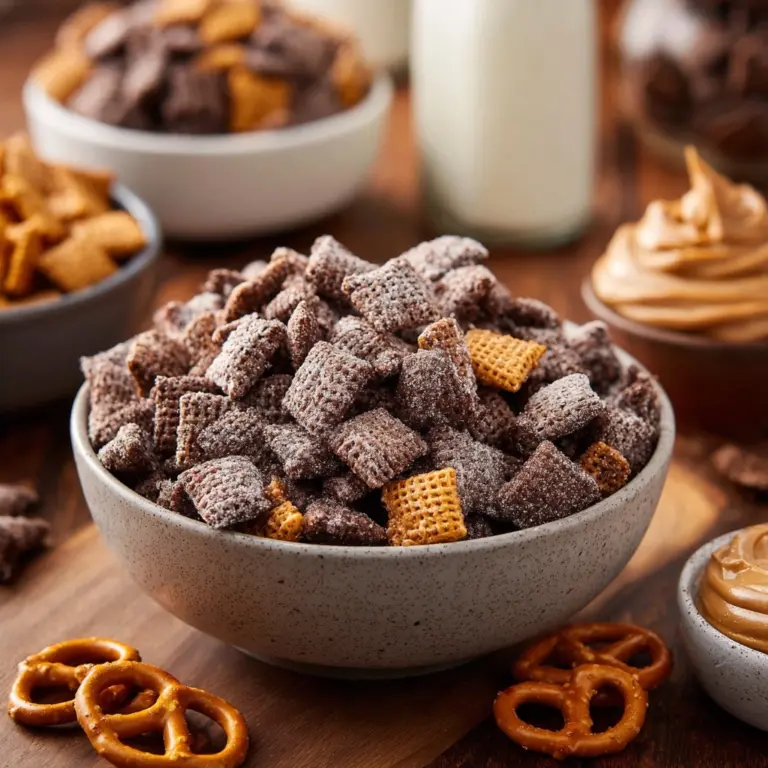 Brownie Batter Puppy Chow Recipe