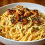 the best Cowboy Butter Chicken Linguine Recipe