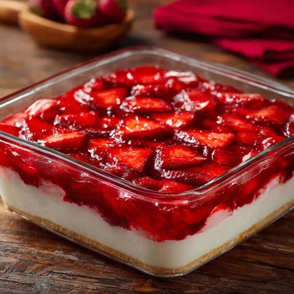 Strawberry Pretzel Salad Recipe - Recipe Image