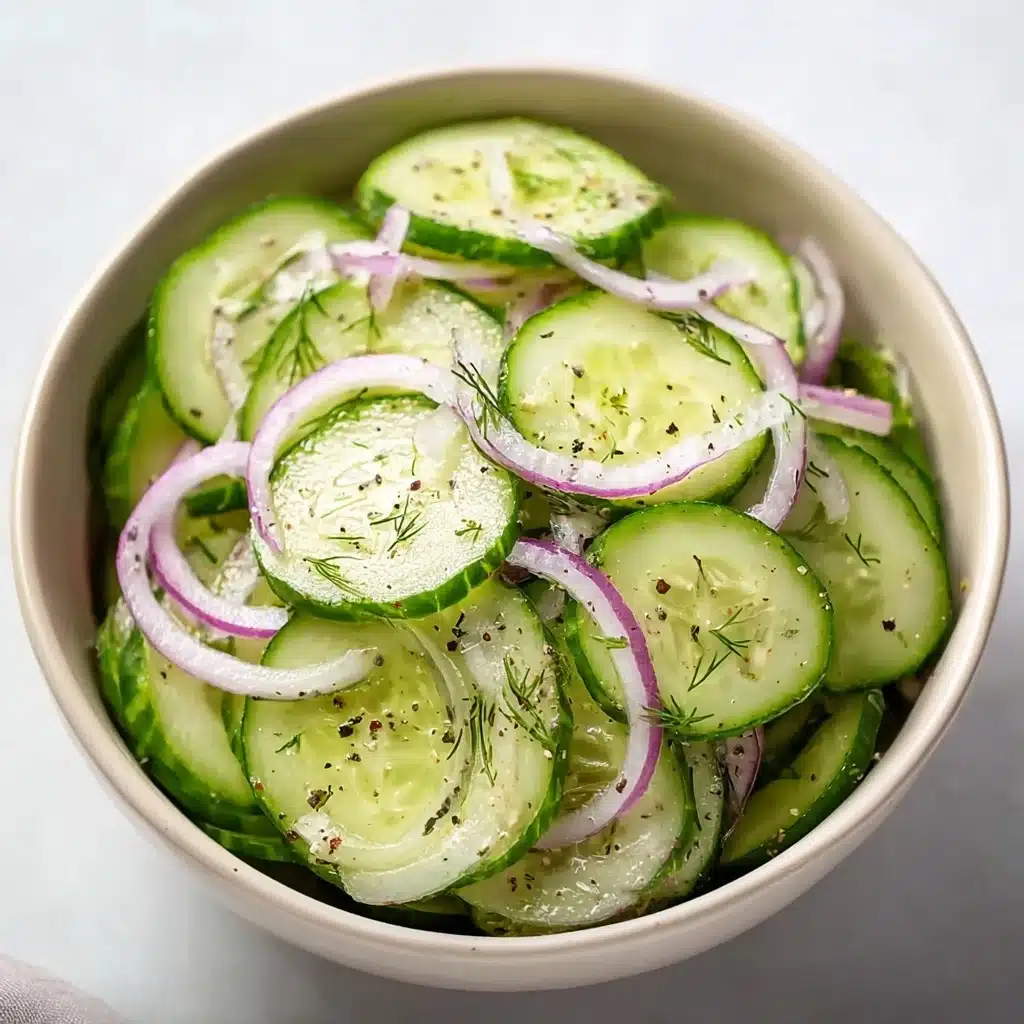 Cucumber Vinegar Salad Recipe