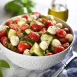 Cucumber Caprese Salad Recipe