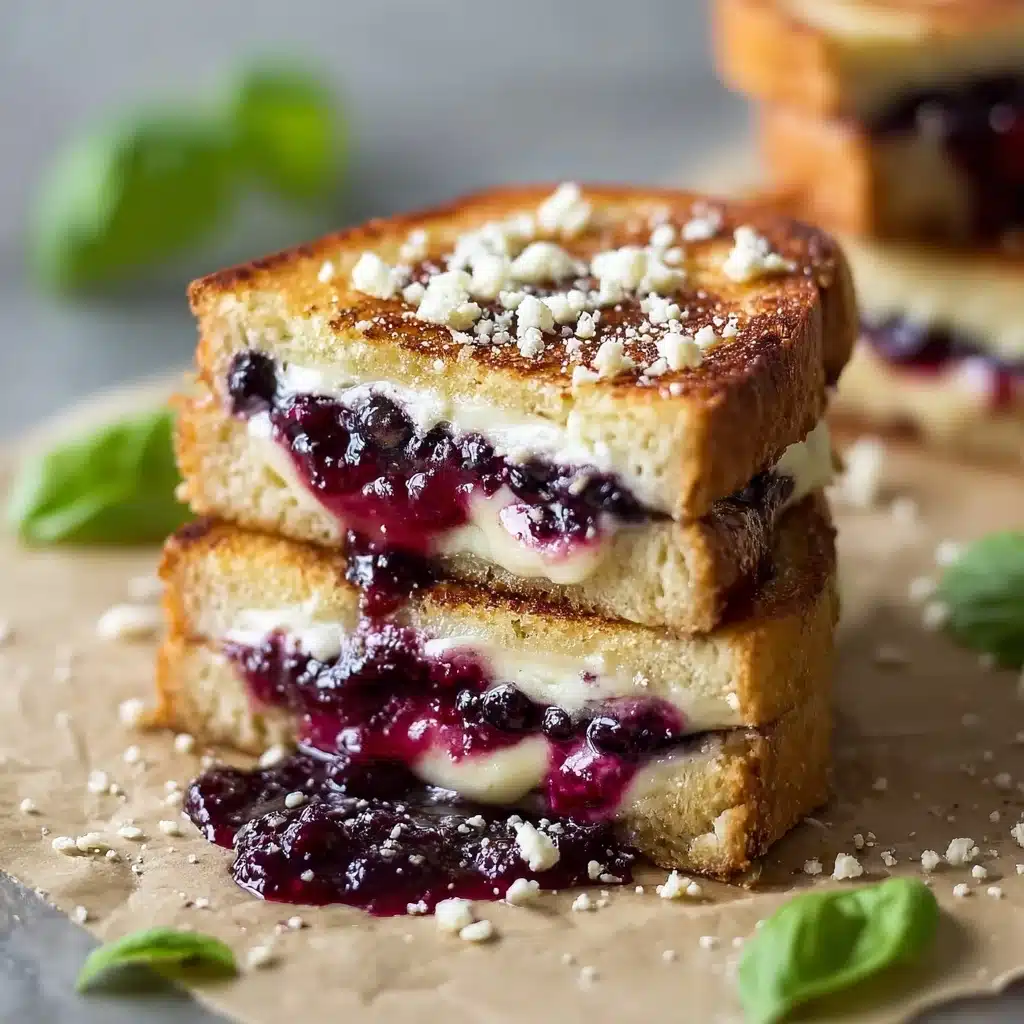 Easy Balsamic Blackberry Bliss Grilled Cheese Recipe - Recipe Image