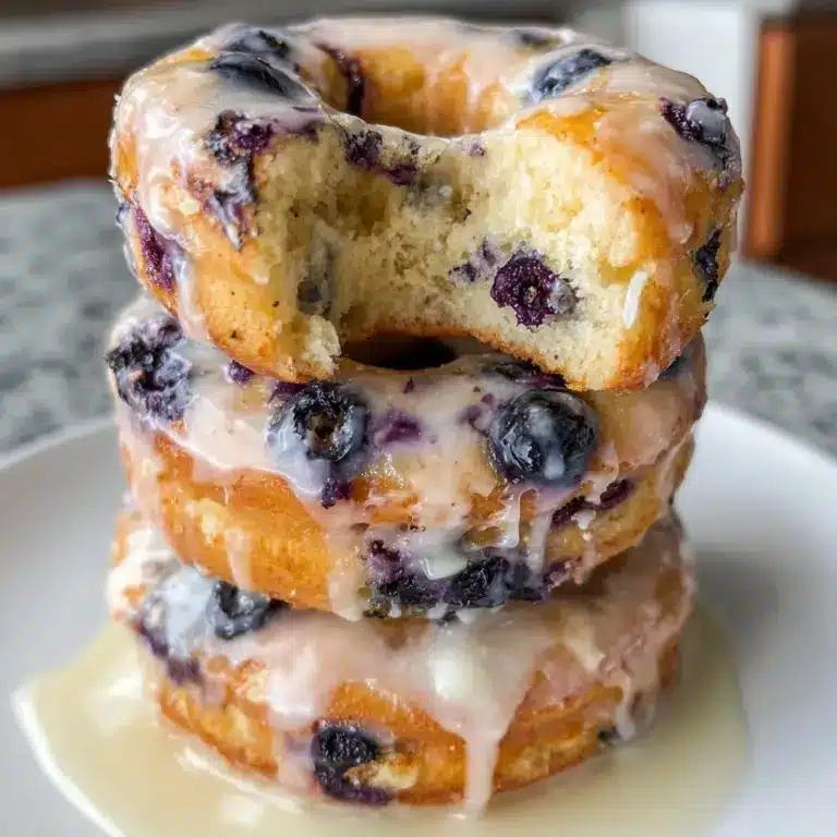 Baked Blueberry Donuts Recipe