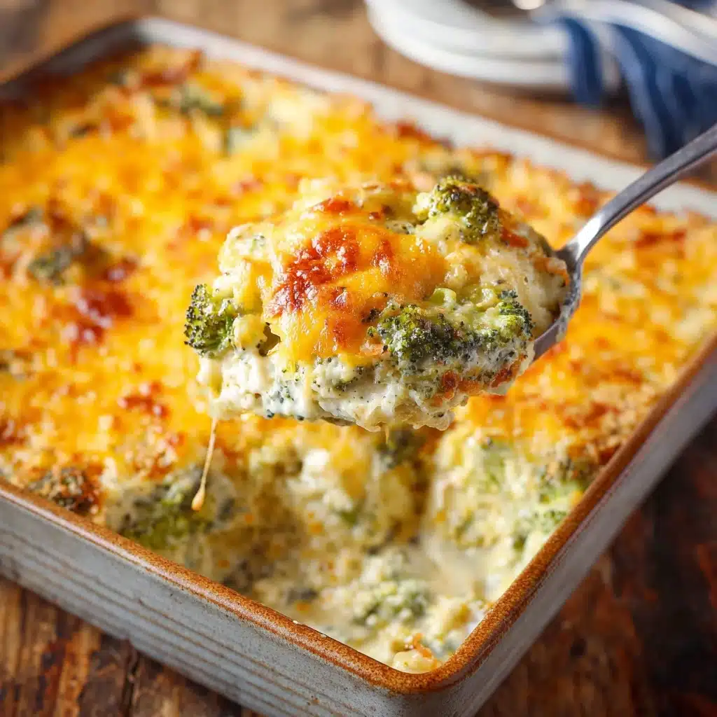 Loaded Cauliflower Broccoli Casserole Recipe - Recipe Image