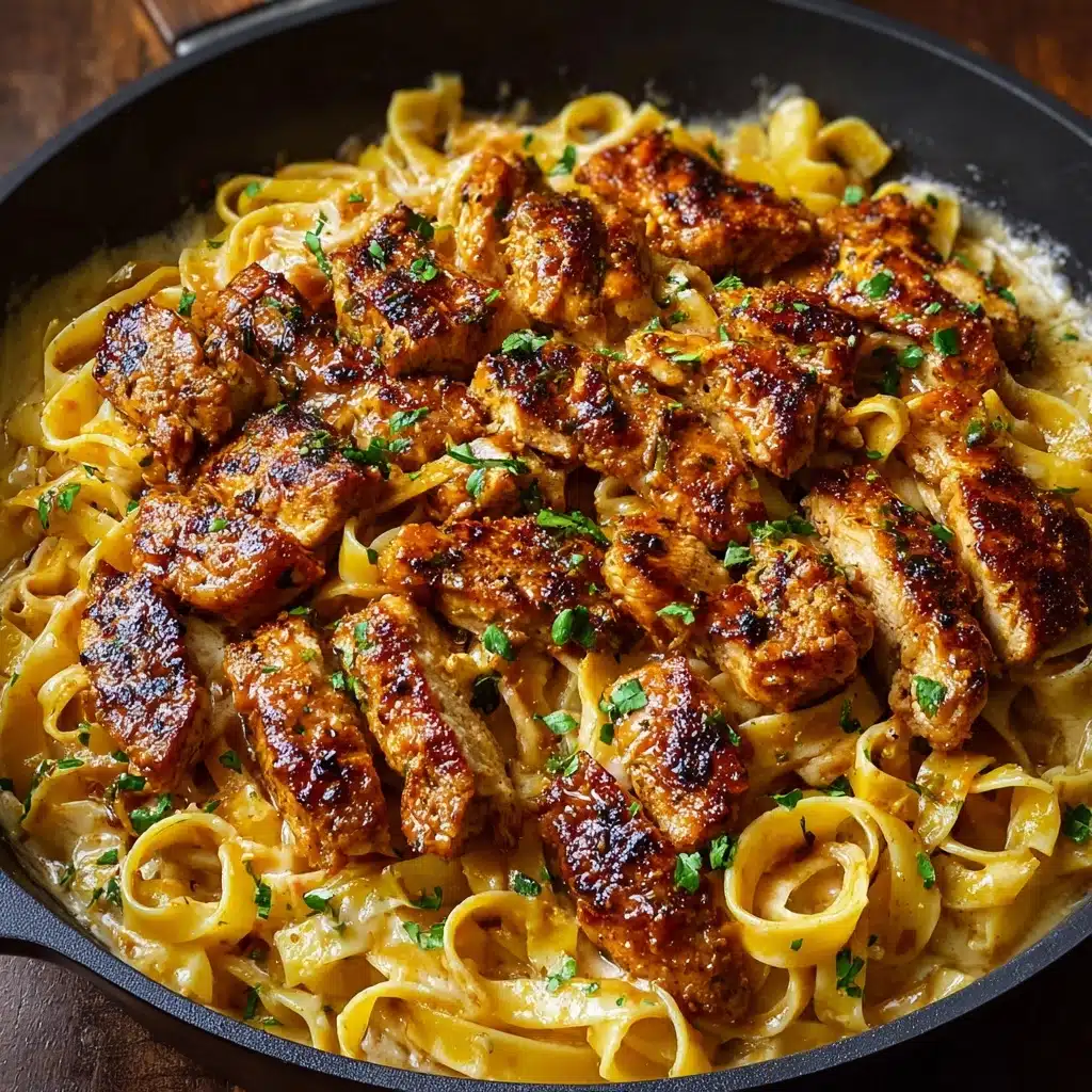 Spicy Cajun Honey Butter Chicken & Pasta Recipe - Recipe Image