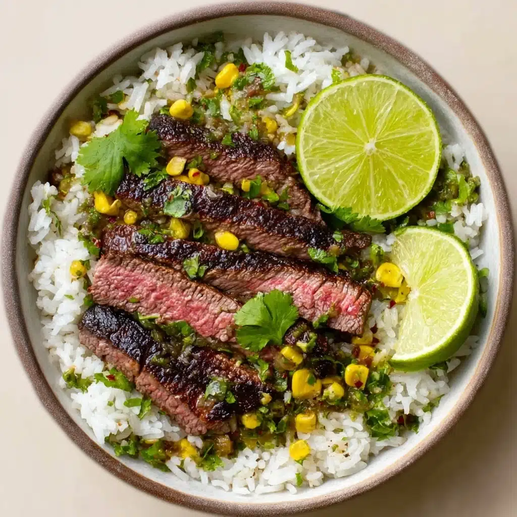 Cilantro Lime Steak Bowls Recipe - Recipe Image