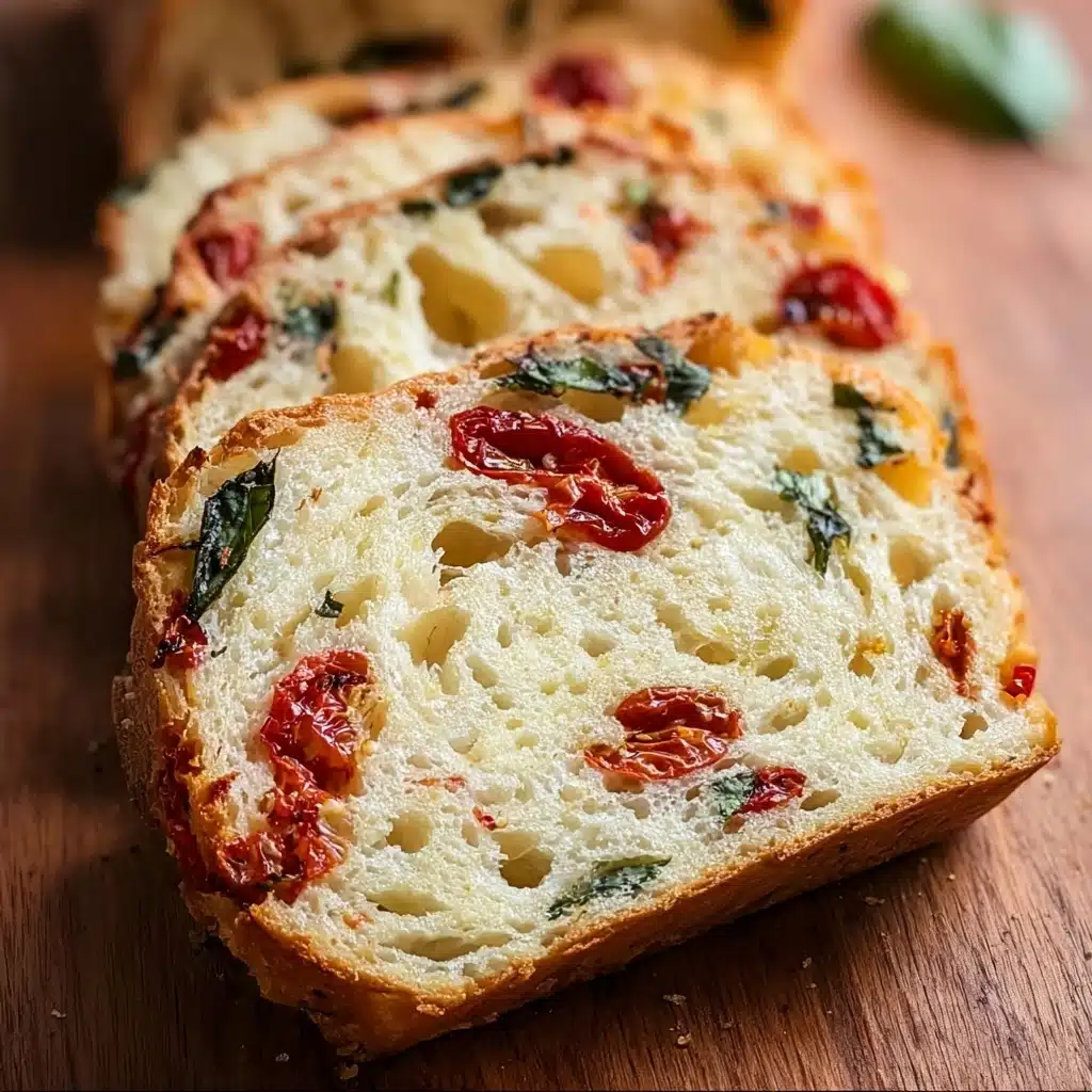 Savory Caprese Bread Recipe - Recipe Image