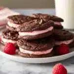 Chocolate Raspberry Sandwich Cookies Recipe