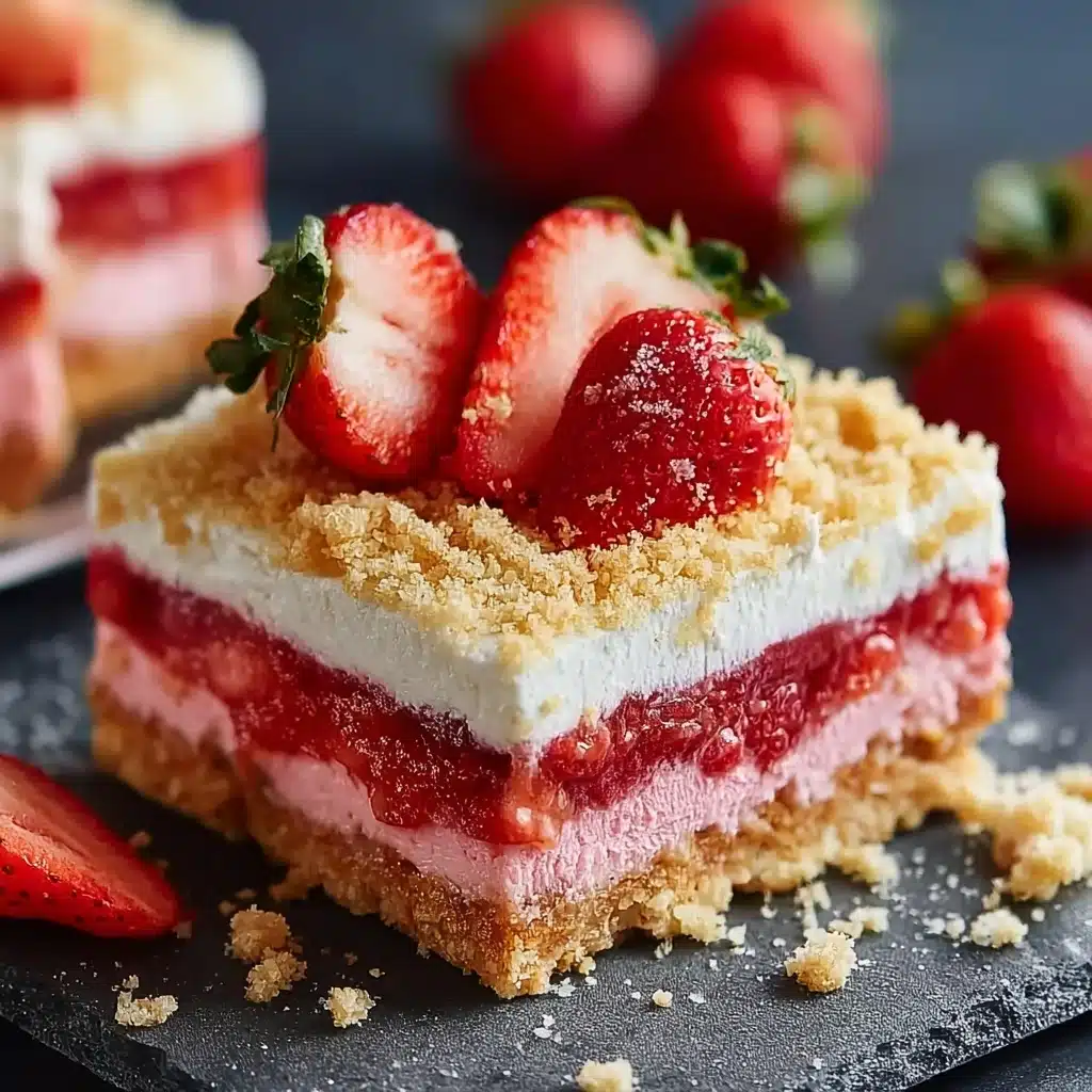 Strawberry Shortcake Bars Recipe - Recipe Image