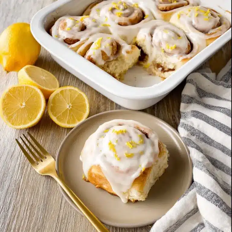 Lemon Sweet Rolls Recipe