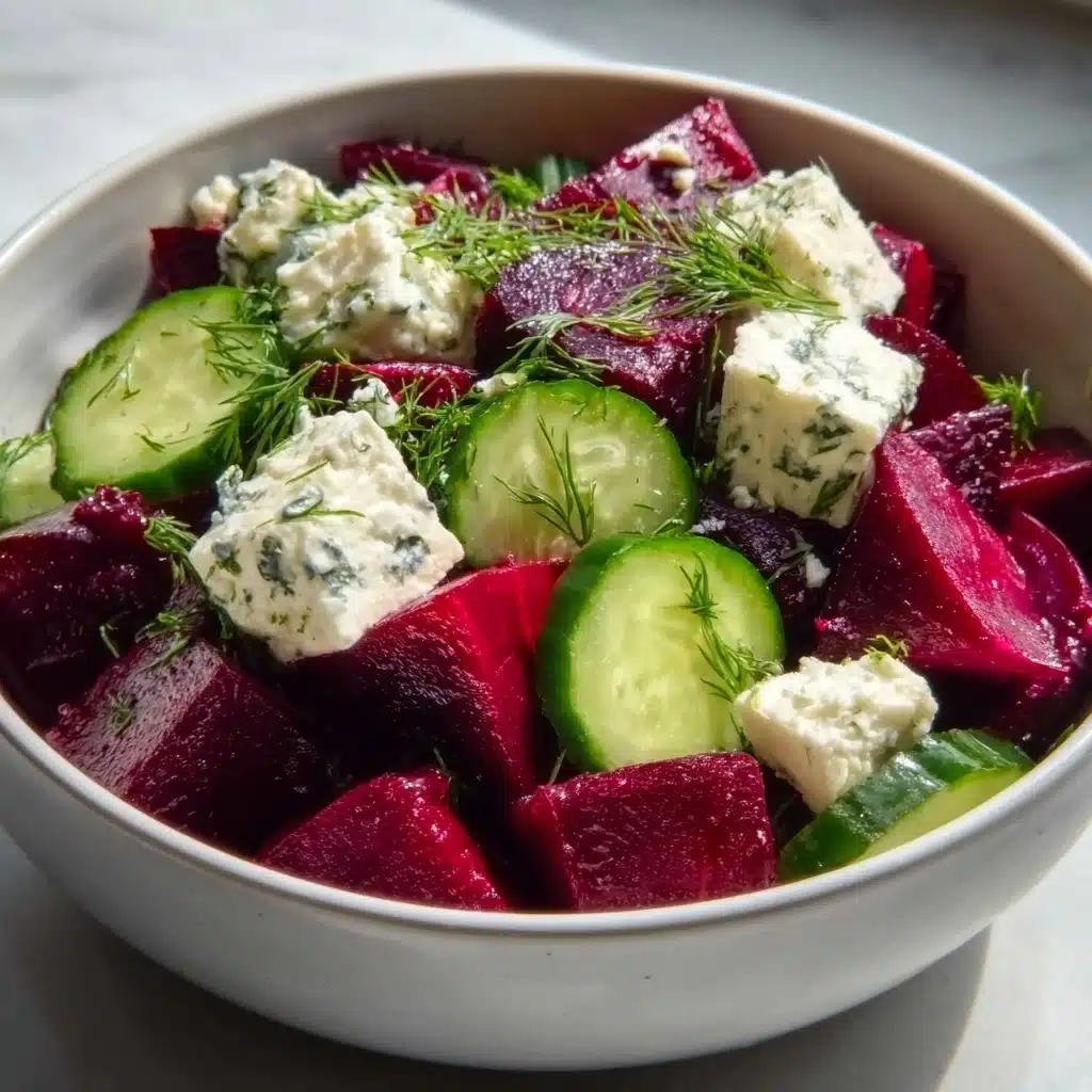 Beet Salad with Feta, Cucumbers, and Dillngredients Recipe - Recipe Image