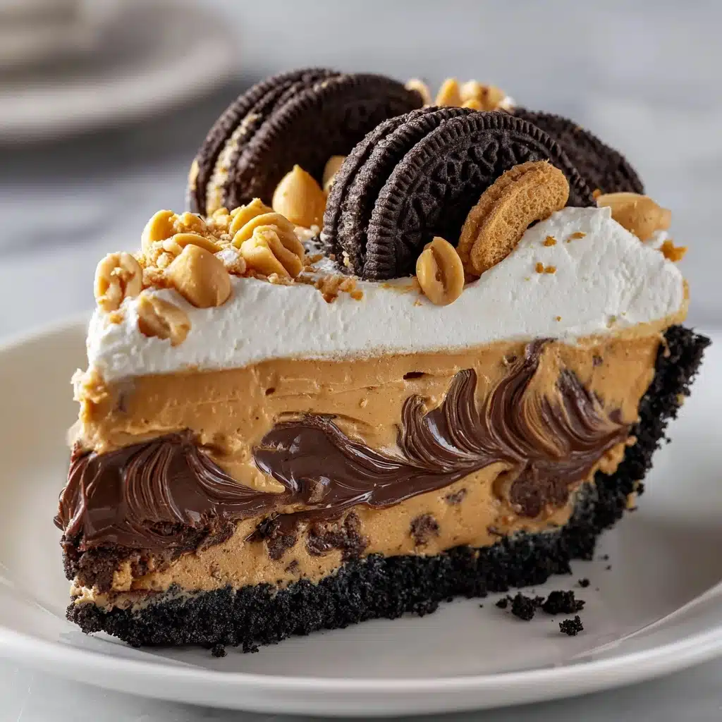 Ultimate Chocolate Peanut Butter Temptation Pie Recipe - Recipe Image