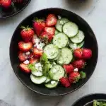 Cucumber Strawberry Salad Recipe