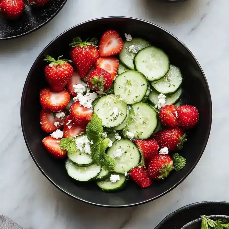 Cucumber Strawberry Salad Recipe