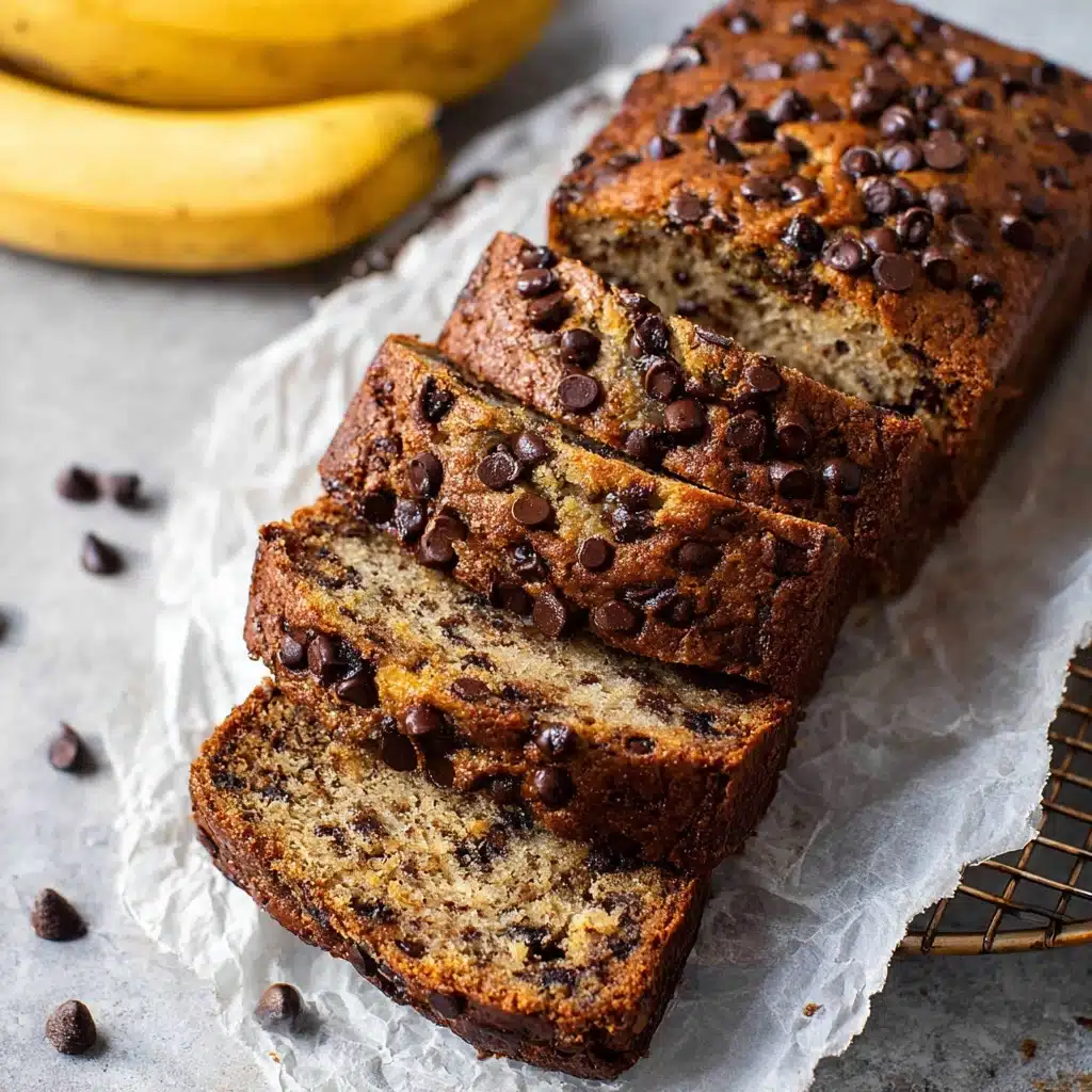 Super Moist Chocolate Chip Banana Bread Recipe
