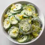 Pickle Juice Ranch Cucumber Salad Recipe