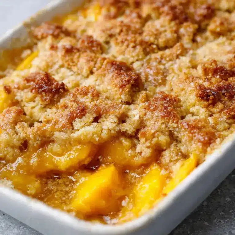 The Best Peach Cobbler Recipe