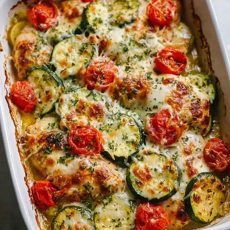 Mediterranean Chicken Zucchini Bake Recipe