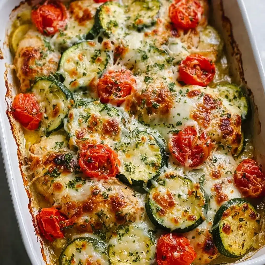 Mediterranean Chicken Zucchini Bake Recipe - Recipe Image