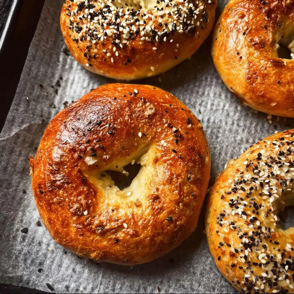Simple 3 Ingredient Protein Bagels Recipe - Recipe Image