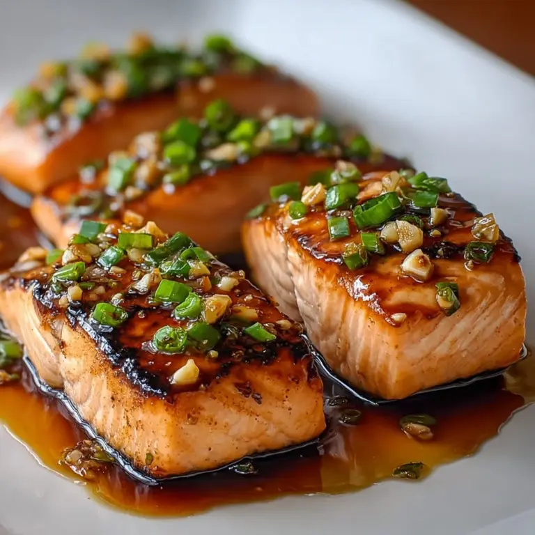 Easy Crispy Honey Garlic Glazed Salmon Recipe
