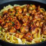 Spicy Cajun Honey Butter Chicken & Pasta Recipe