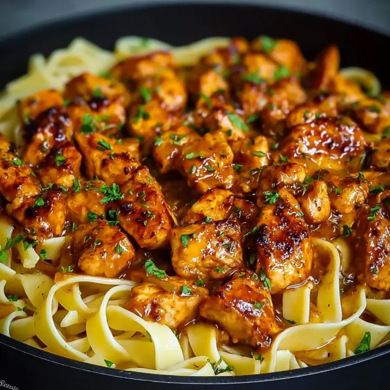 Spicy Cajun Honey Butter Chicken & Pasta Recipe