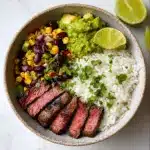 Cilantro Lime Steak Bowls Recipe