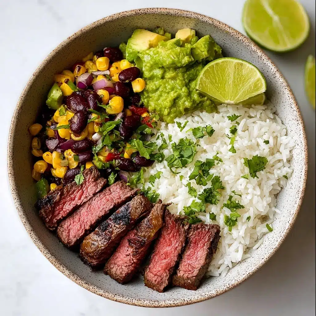 Cilantro Lime Steak Bowls Recipe
