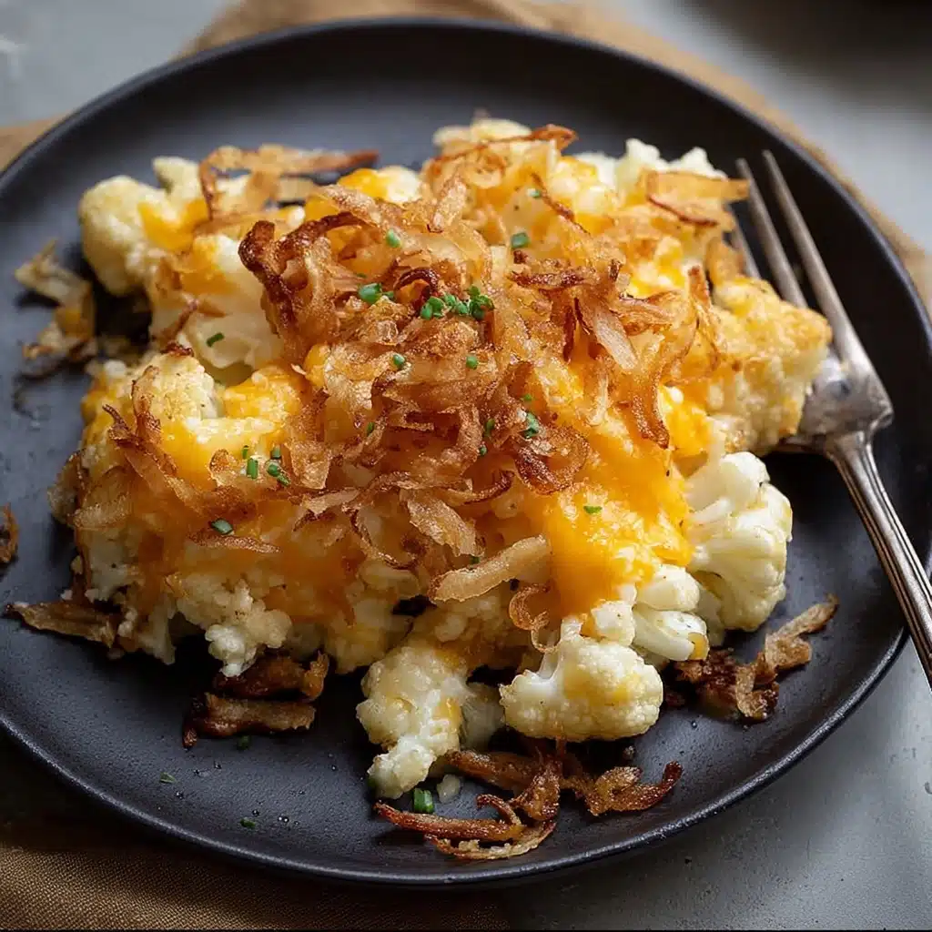 French Onion Funeral Potatoes Recipe - Recipe Image