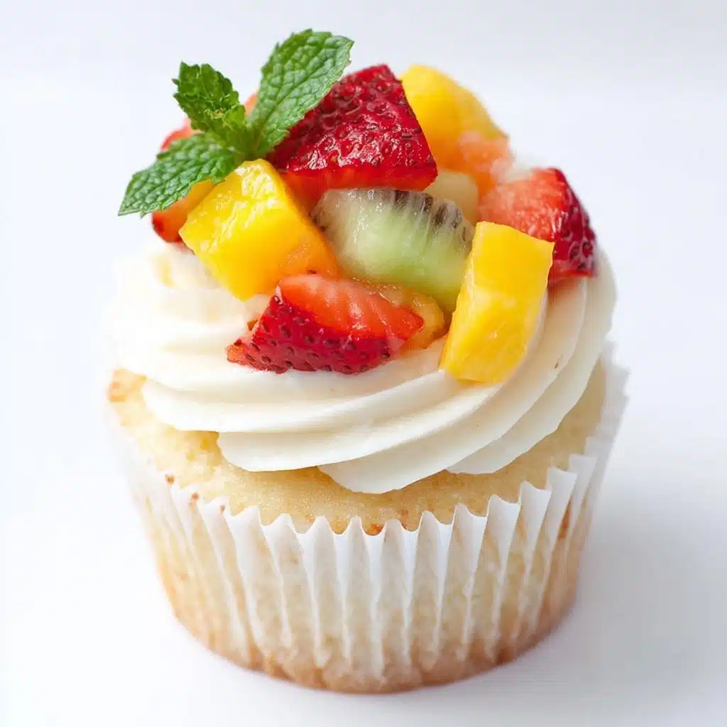Strawberry Mango Cupcakes Recipe - Recipe Image