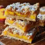 Heavenly Summer Peach Bars Recipe