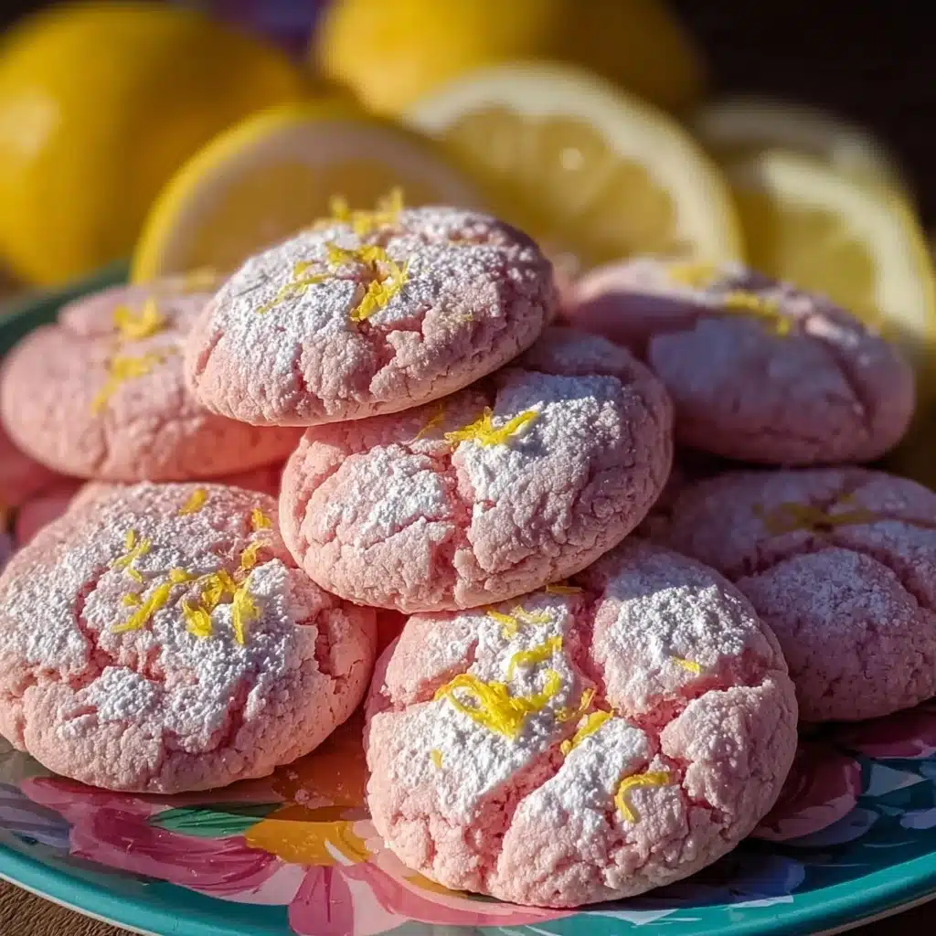 Pink Lemonade Cookies Delightful Summer Treat Recipe - Recipe Image