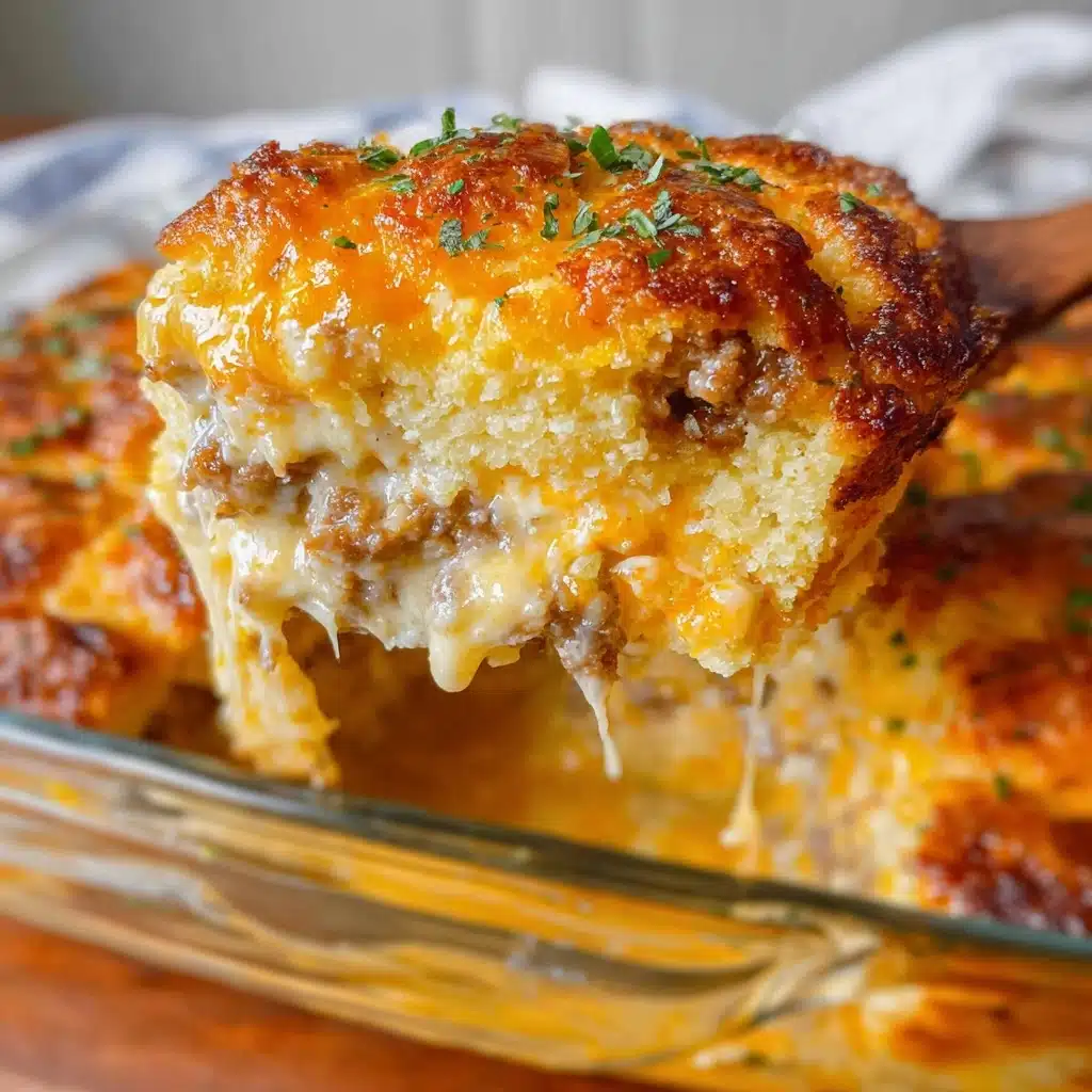 Cheddar Bay Ground Beef Cobbler Recipe - Recipe Image