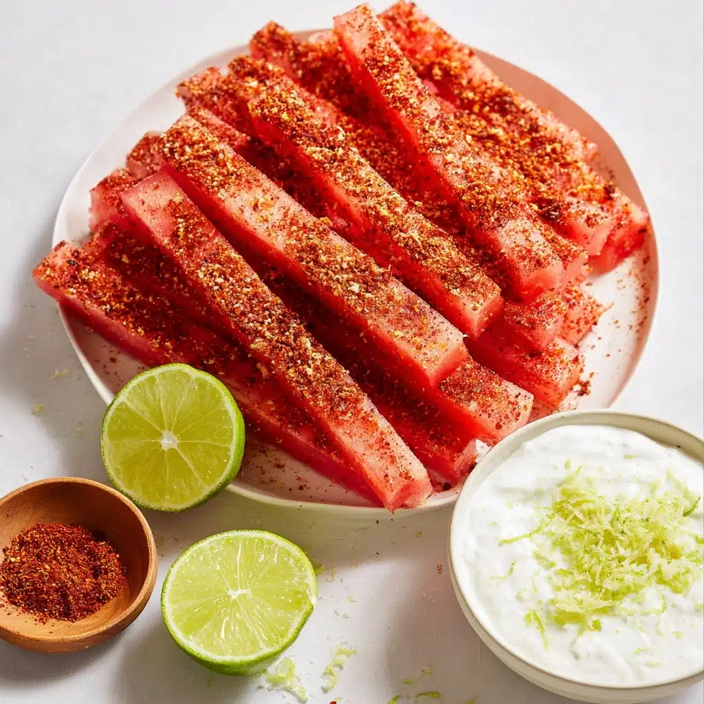 Spicy Watermelon Fries Recipe
